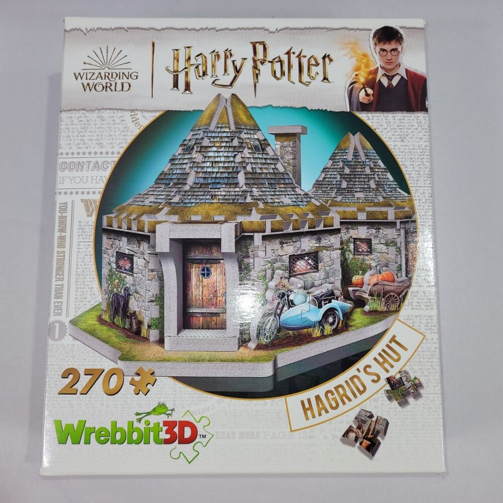 Wrebbit 3D Puzzle Wizarding World Harry Potter Hagrid's Hut